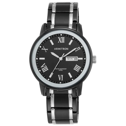 ARMITRON 20-4935BKTB Day/Date Function Men's Watch