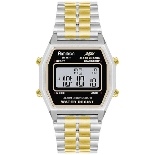 ARMITRON 40-8474BKTT Black Two-Tone Watch