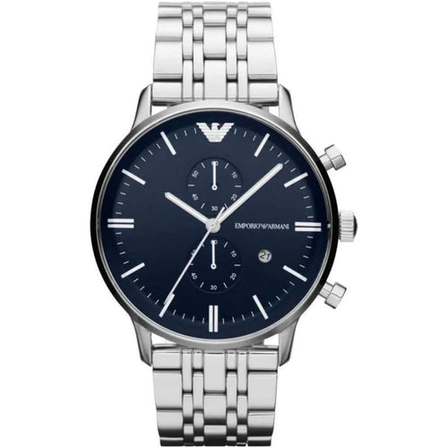 Emporio Armani AR1648 Men's Three-Hand Stainless Steel Watch