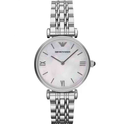 Emporio Armani Retro Silver Women's Watch AR1682 Emporio Armani