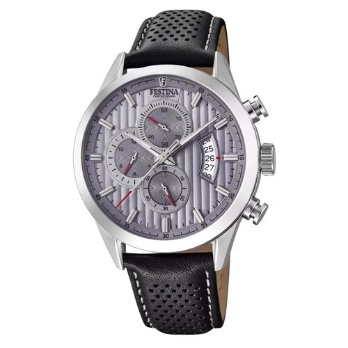 Festina F20271-3 Chronograph Quartz with Leather Strap Men's Watch