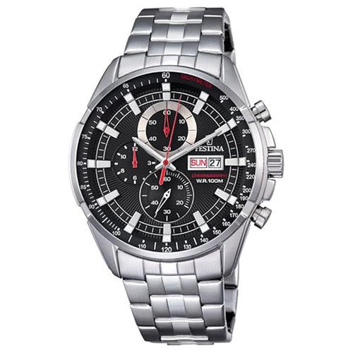 FESTINA F6844/4 Chrono Chronograph Black Dial Men's Watch Festina