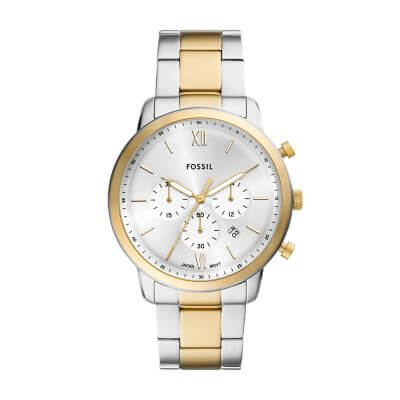 Fossil FS6112 Chronograph Quartz Bracelet Two-Tone Stainless Steel Men's Watch
