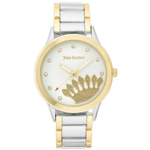 Juicy Couture Women's Watch JC/1126WTTT - Elegant White and Two-Tone Juicy Couture