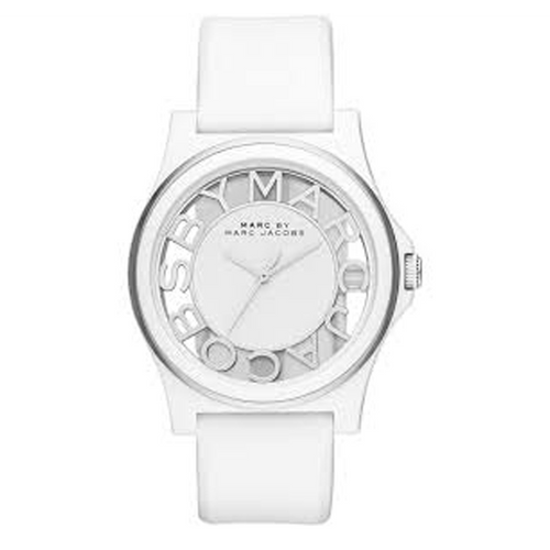 Marc Jacobs MBM4015 Henry Skeleton White Silicone Women's Watch