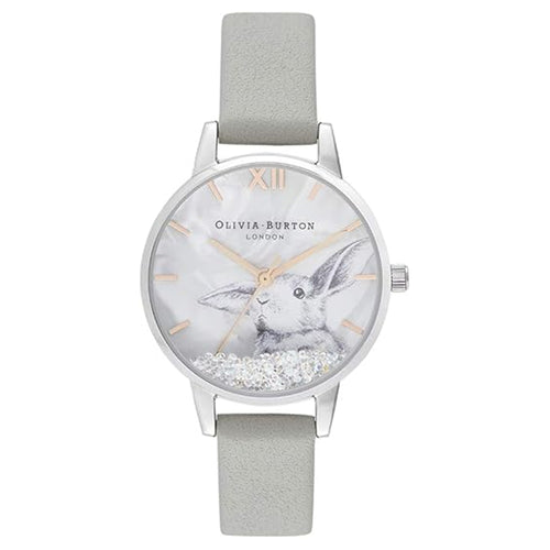 OLIVIA BURTON OB16WL86 Winter Wonderland Dial Gray Strap Women's Watch Olivia Burton