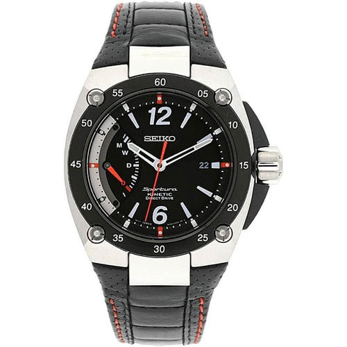 Seiko SRG005P2 Black Dial Rubber Strap Series 5 Men's Automatic Watch seiko