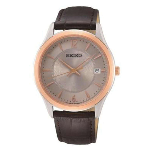 Seiko SUR422P1 Silver Dial Quartz Analog Stainless Steel Case Men's Watch seiko