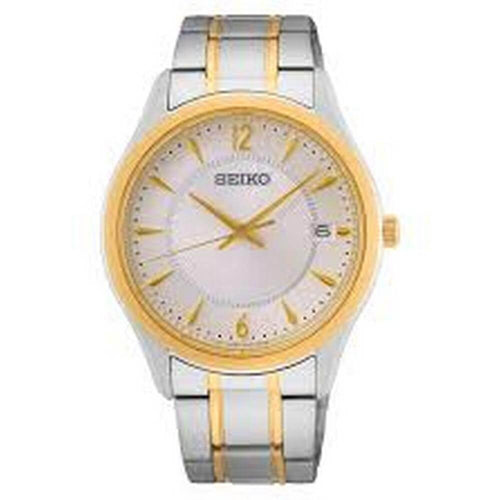 seiko SUR468P1 Silver Dial Silver&Gold Chain Men's Watch seiko
