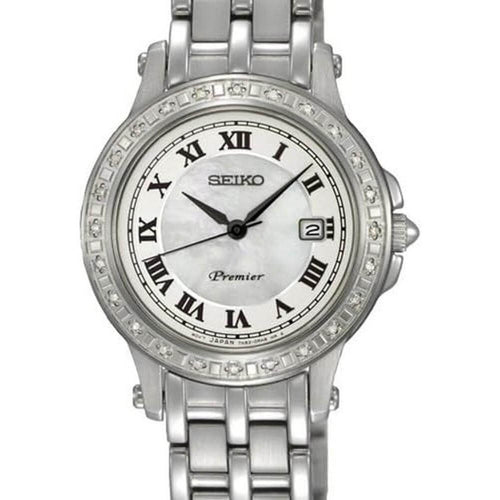 seiko SXDE57P1 Women's Watch Analogue Quartz Silver Stainless Steel Strap seiko