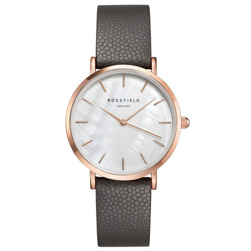 ROSEFIELD UWGCSR-U29 The Upper East Side White Gray Caviar gold Women's Watch Rose Field