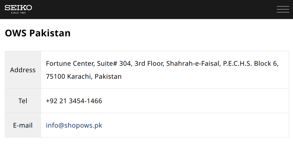 Buy Seiko Watches in Pakistan – Authorized Distributor