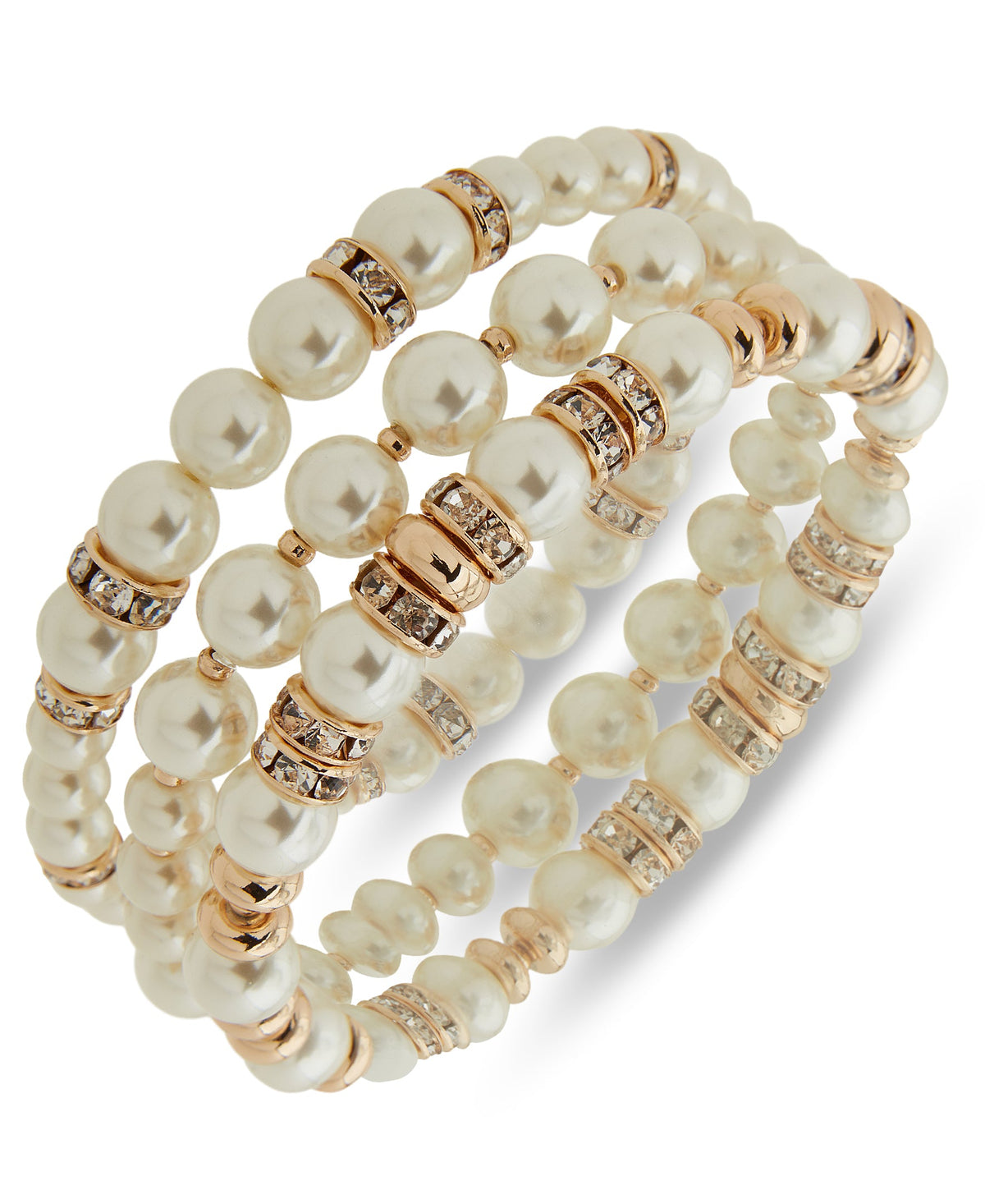 ANNE KLEIN BRACELET 01B00798BR White/Crystal WOMEN JEWELRY