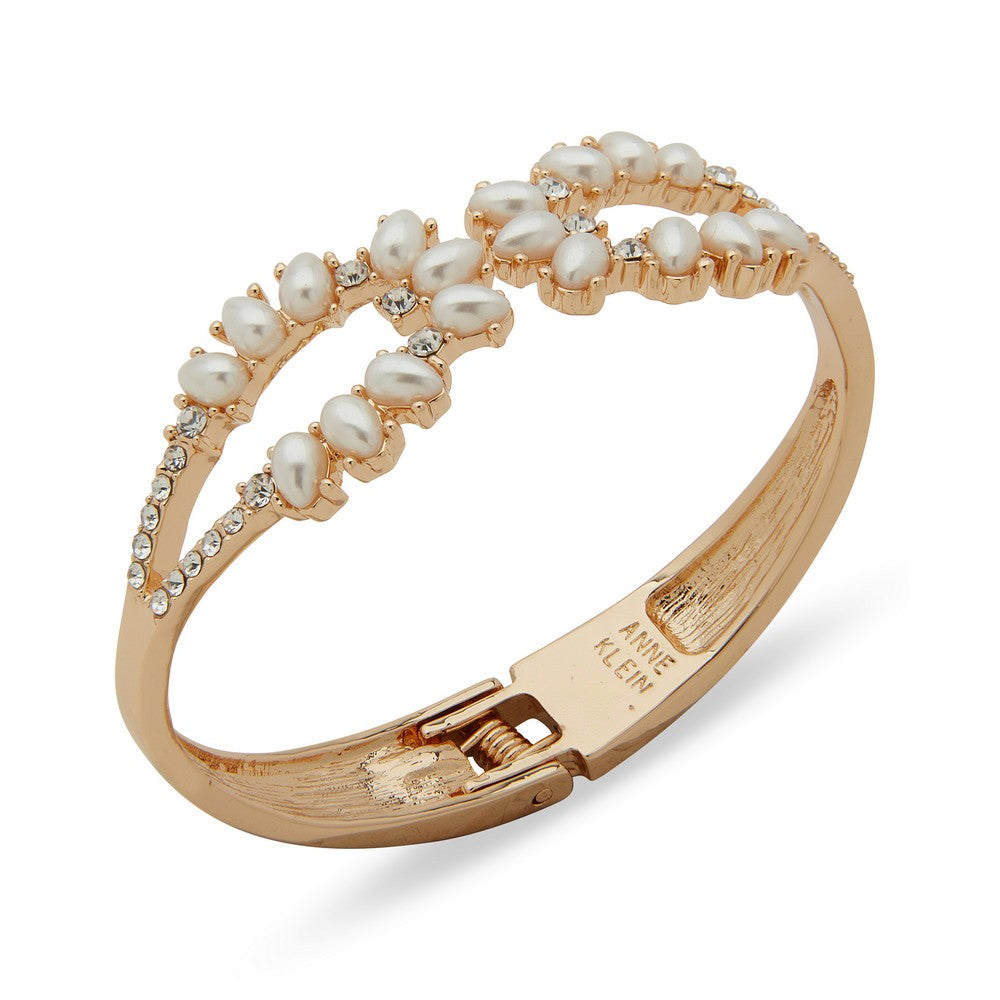 Anne Klein 01B00812 Pearl Cluster Bracelet