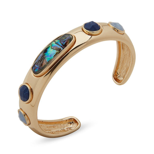 Anne Klein 01B00823 Abalone Cabochon Bracelet
