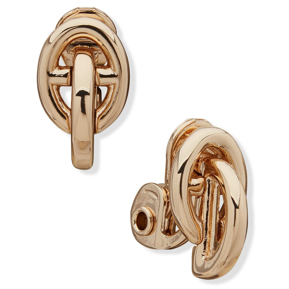Anne Klein 01C00156 Interlocking Knot Stud Earrings