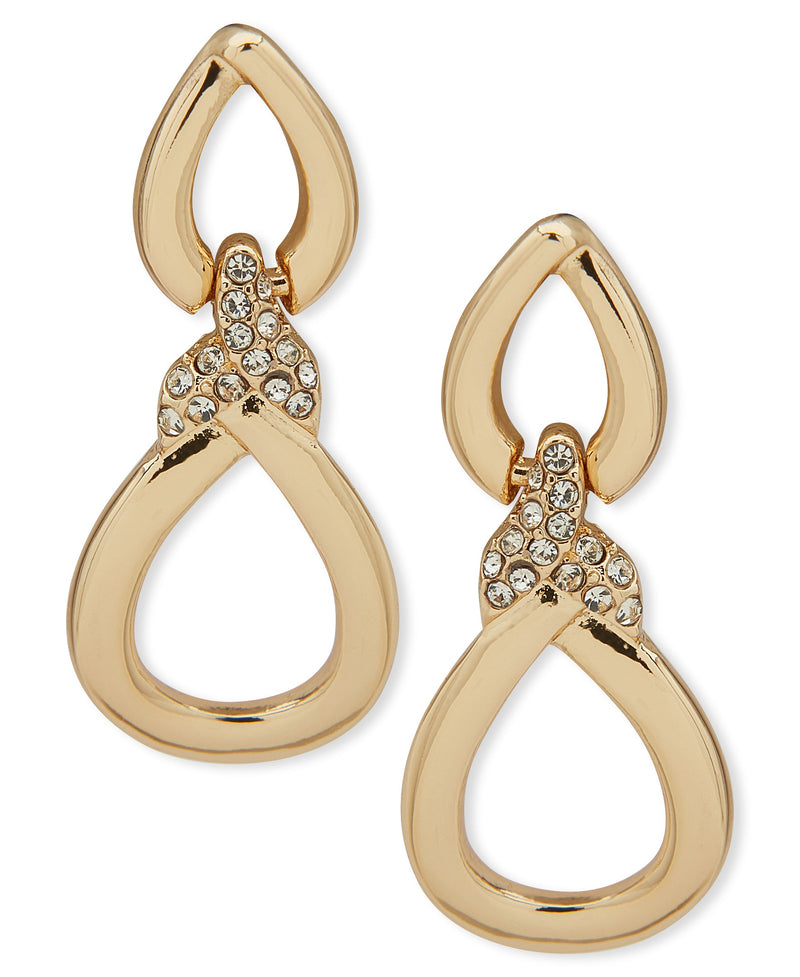 Anne Klein 01G01104 Twist Drop Earring