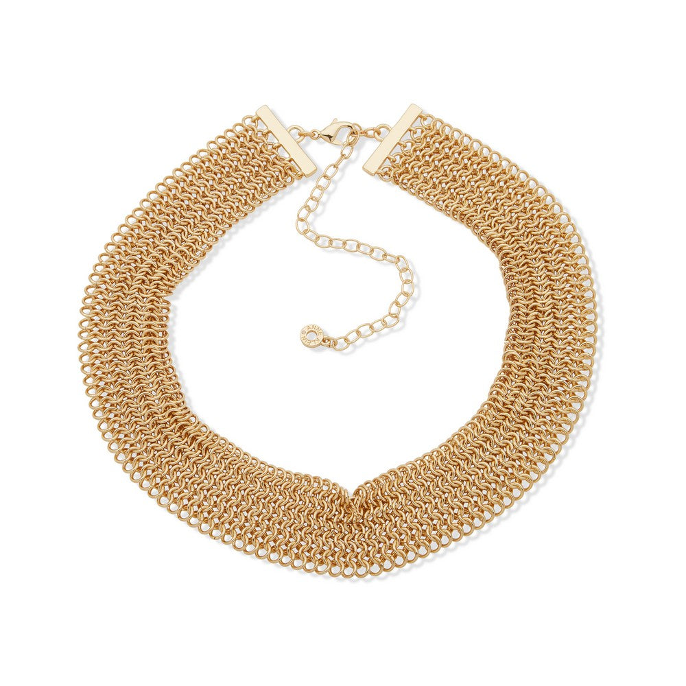 Anne Klein 01N00511 Mesh Chain Choker Necklace