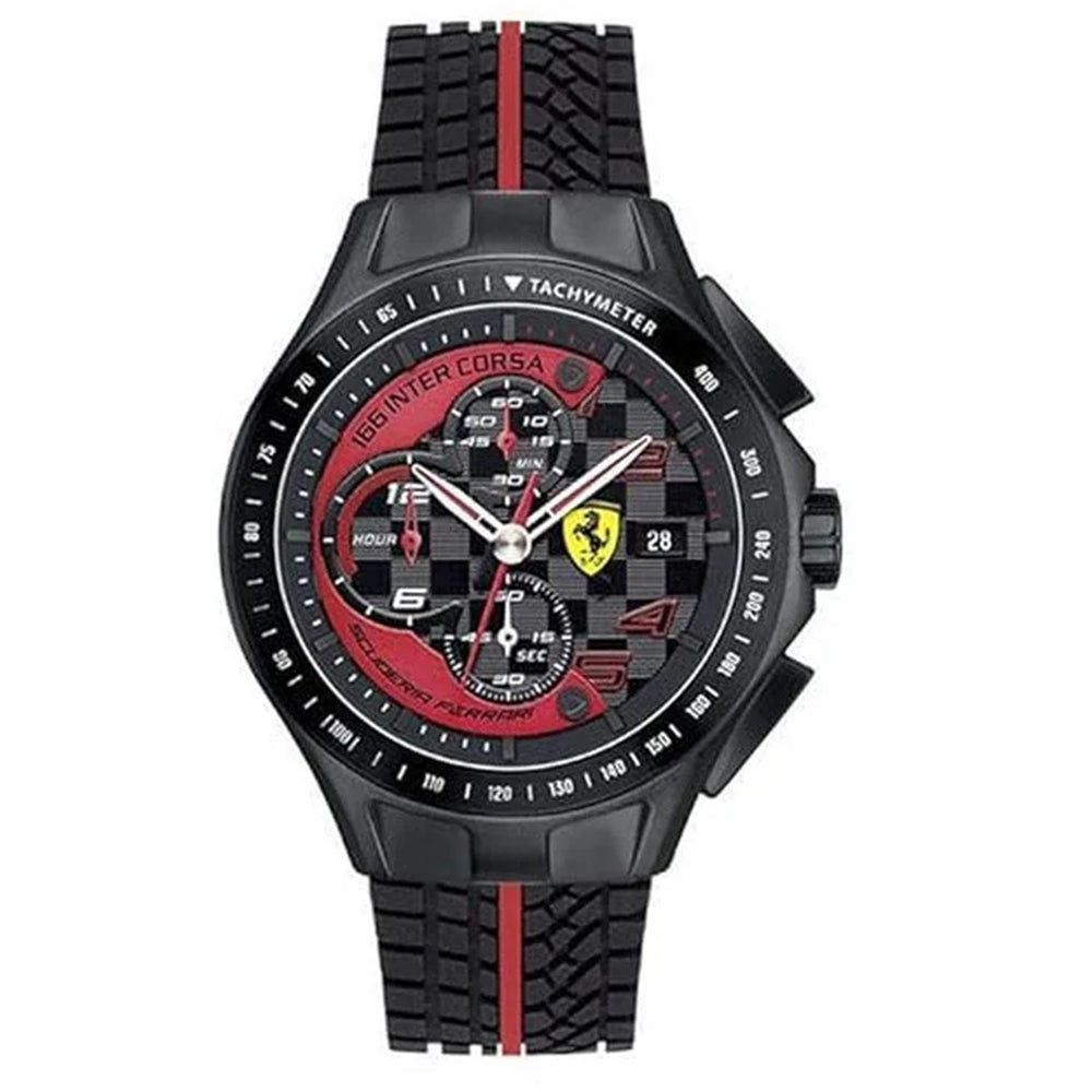 SCUDERIA Ferrari 0830077 Analogue Quartz Black Men's Watch