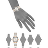 Anne Klein 10/8655SVRT Silver-Tone Sunray Dial Analog Women's Watch