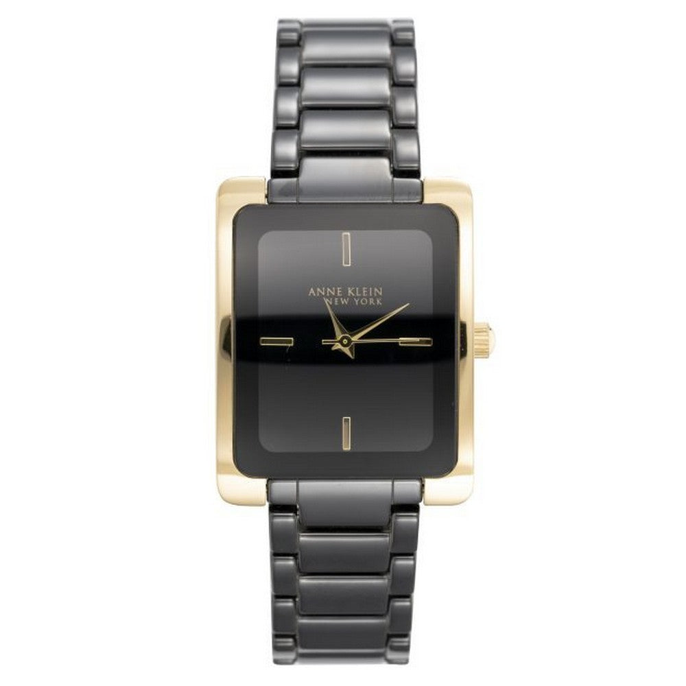 Anne Klein 12-7756BKGB Black Dial Analog Quartz Women's Bracelet Watch
