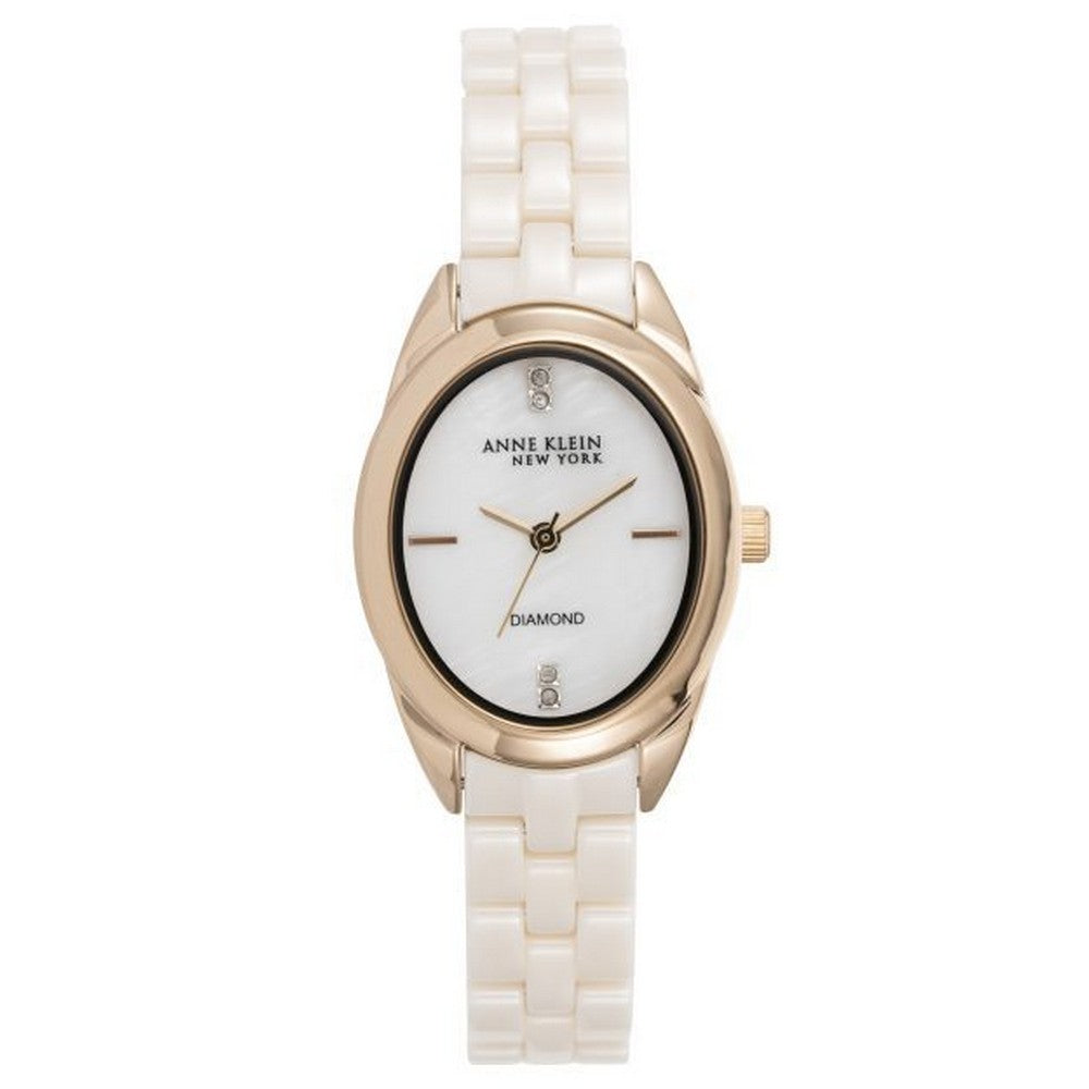 Anne Klein 12-7758RGBH Rose Gold Dial Analog Quartz Women's Watch