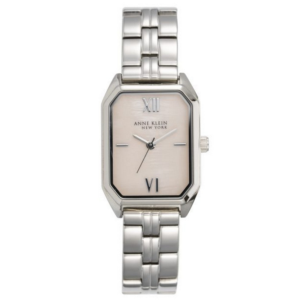 Anne Klein 12-7765PKSV Pink Dial Analog Quartz Women's Watch