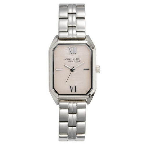 Anne Klein 12-7765PKSV Pink Dial Analog Quartz Women's Watch