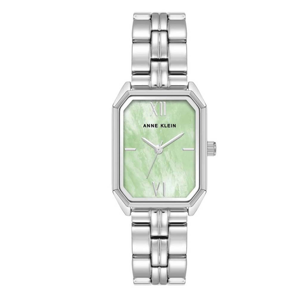 Anne Klein 12-7765MISV Green Dial Analog Quartz Women's Watch