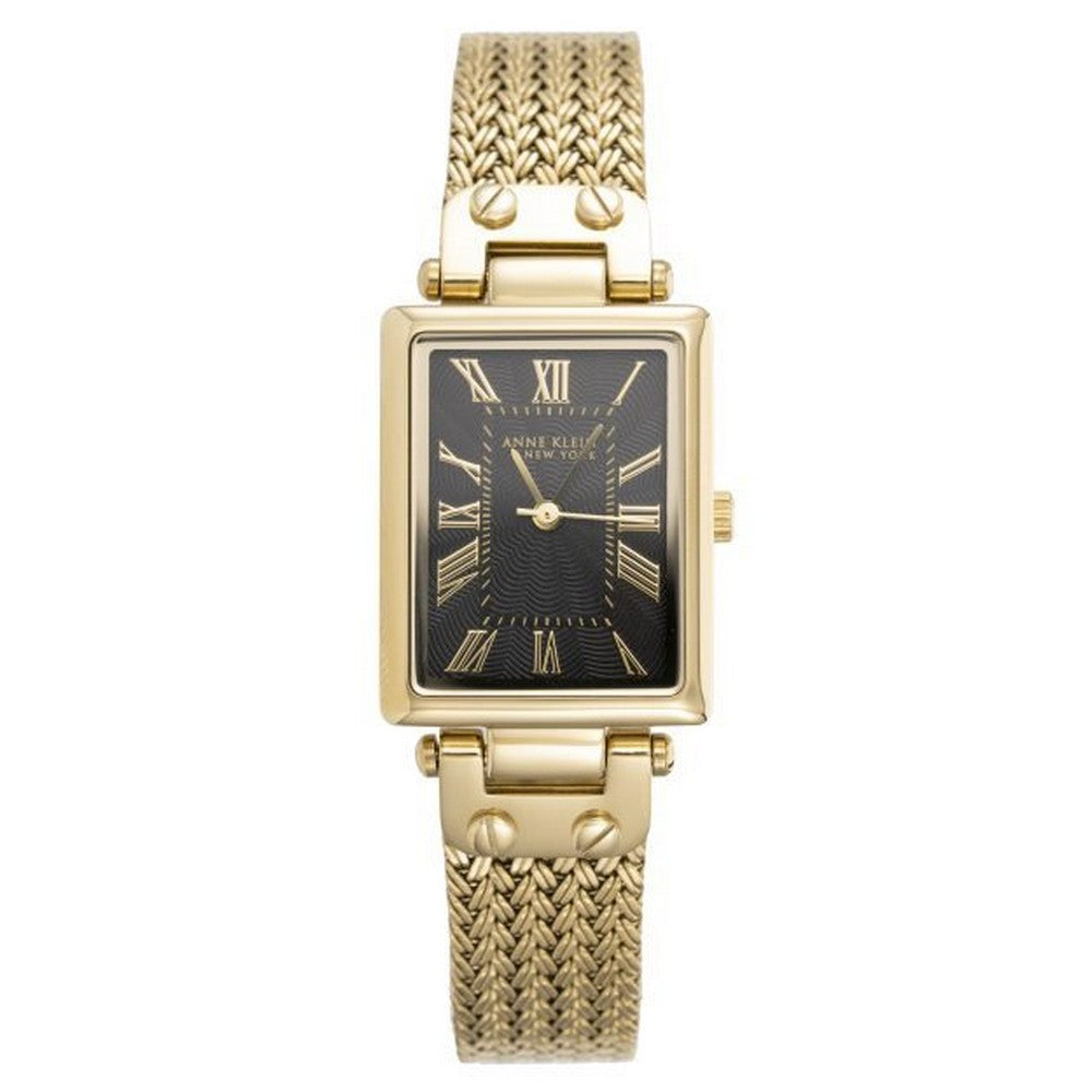 Anne Klein 12-7766BKGB Black Dial Analog Quartz Women's Watch