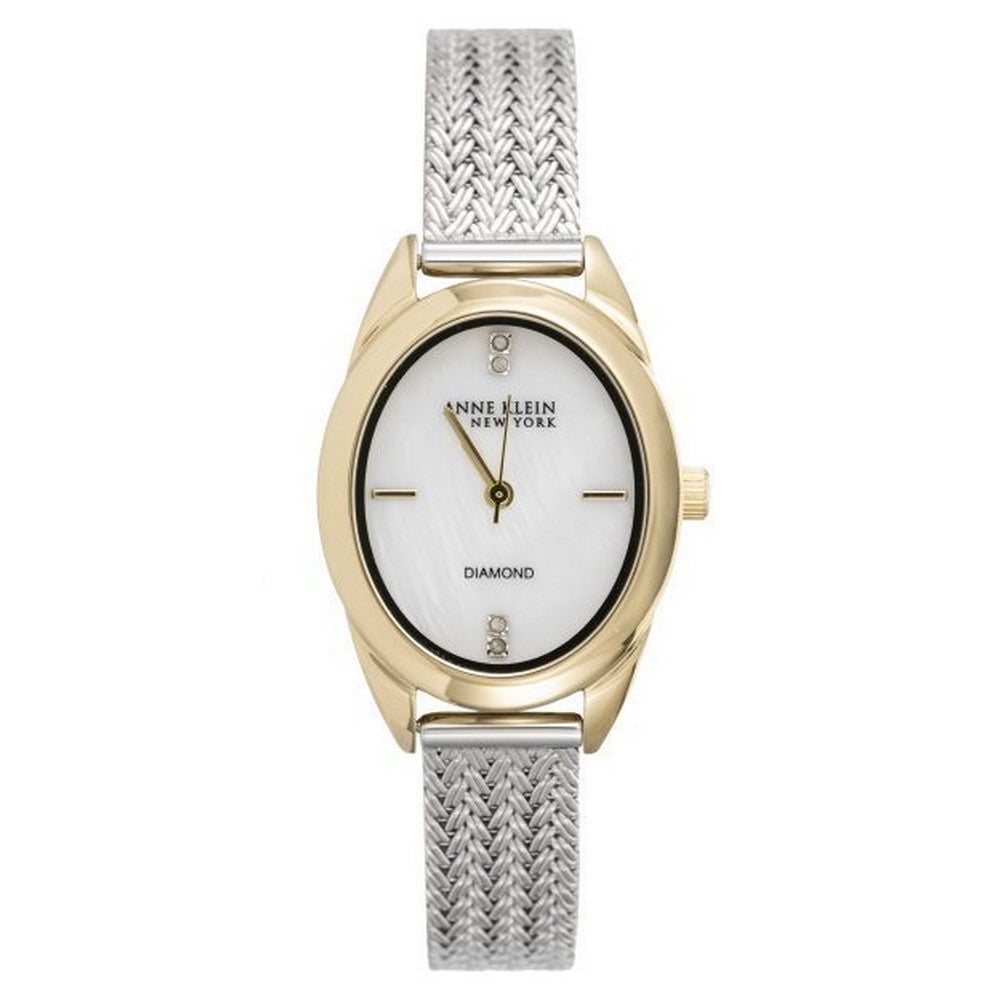 Anne Klein 12-7769MPTT White Dial Analog Quartz Women's Wristwatch