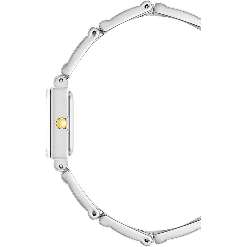 Anne Klein Iconic Rectangular Case Bangle Watch Set