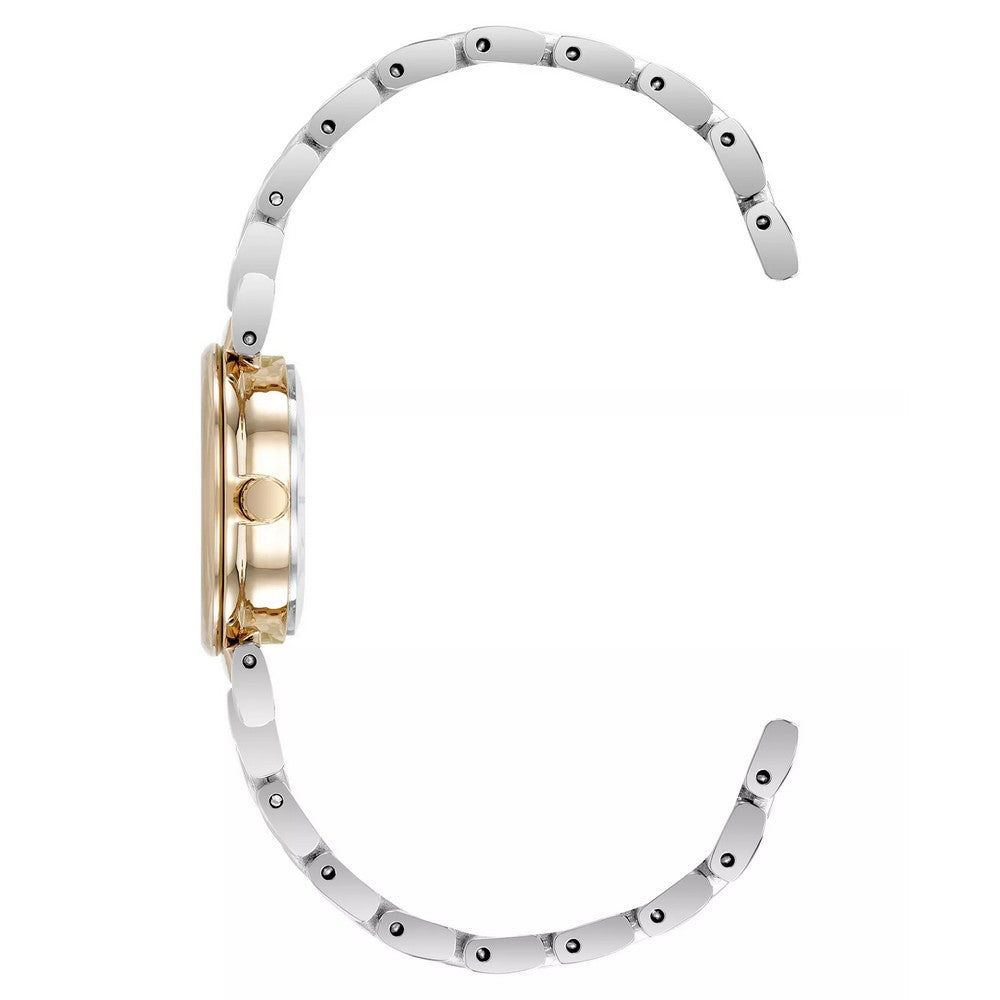 Anne Klein 12-7777TTST White Dial Analog Quartz Women's Set Watch