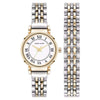 Anne Klein 12-7777TTST White Dial Analog Quartz Women's Set Watch