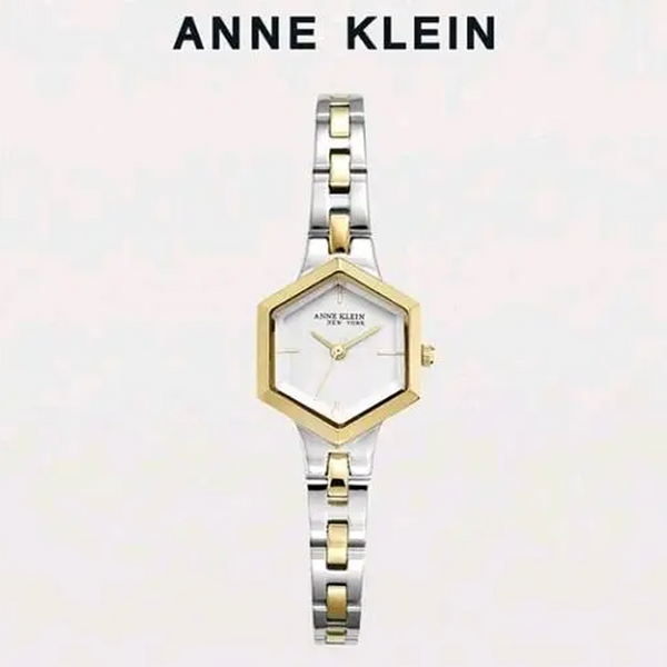 Anne Klein 12-7781SVTT White Dial Analog Quartz Women's Watch