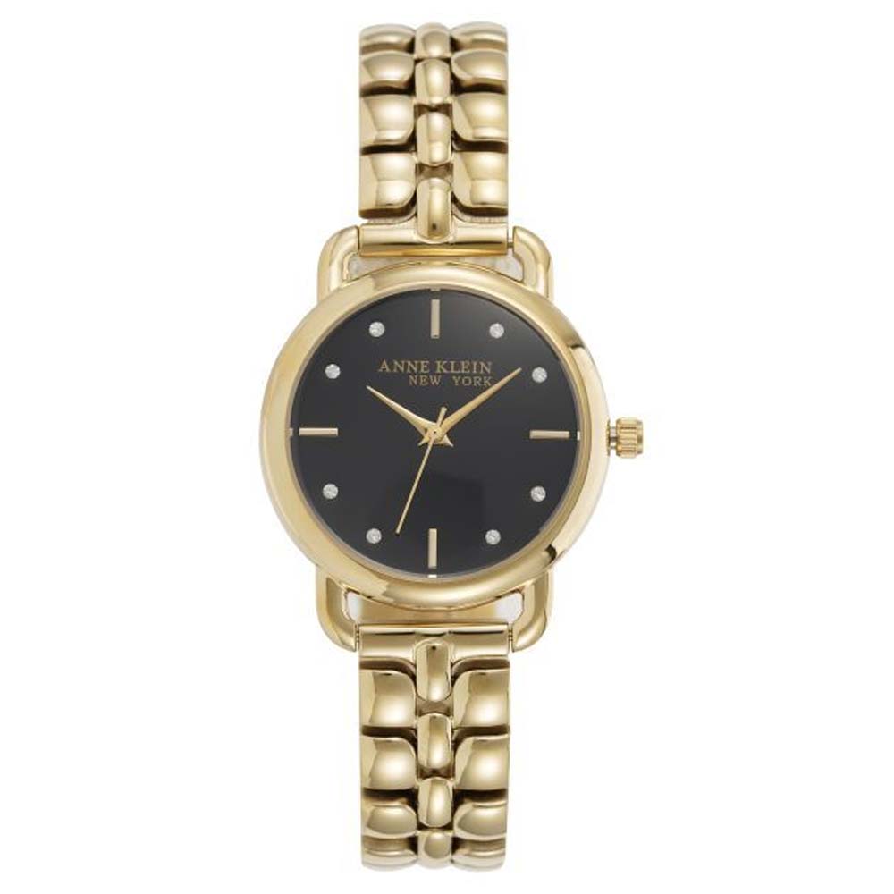 Anne Klein 12-7782BKGB Black Dial Analog Quartz Women's Watch