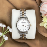 Anne Klein 12-7783RGTT White Dial Analog Quartz Women's Wristwatch