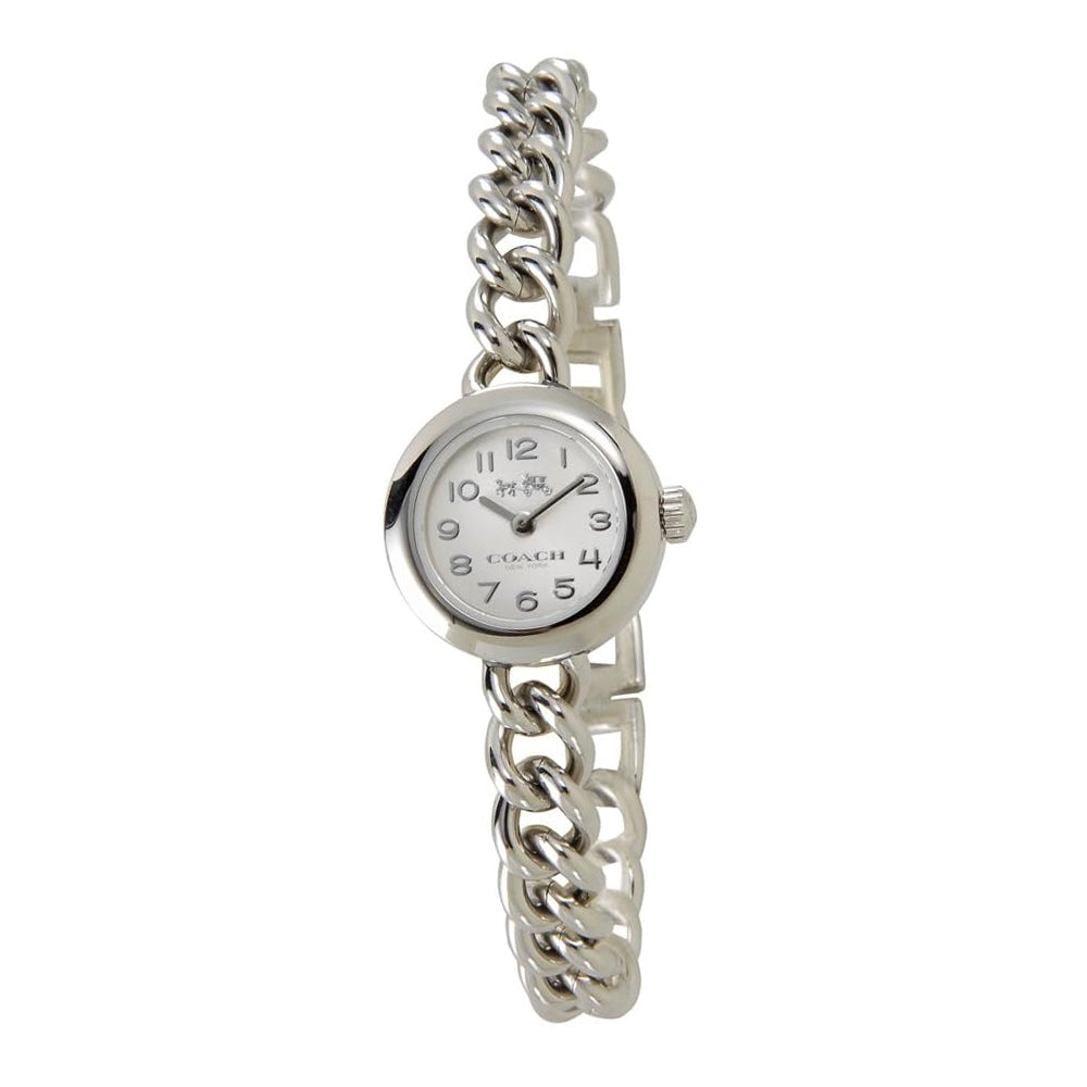 COACH 14000054 Waverly Stainless-Steel Quartz Silver Women's Watch With Two Bangles