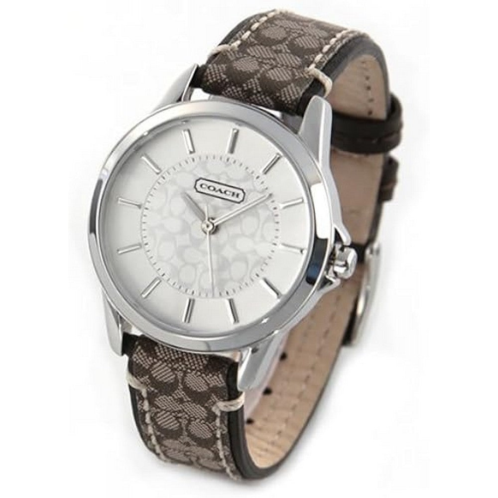 COACH 14501525 Classic Signature White Dial Women's Watch