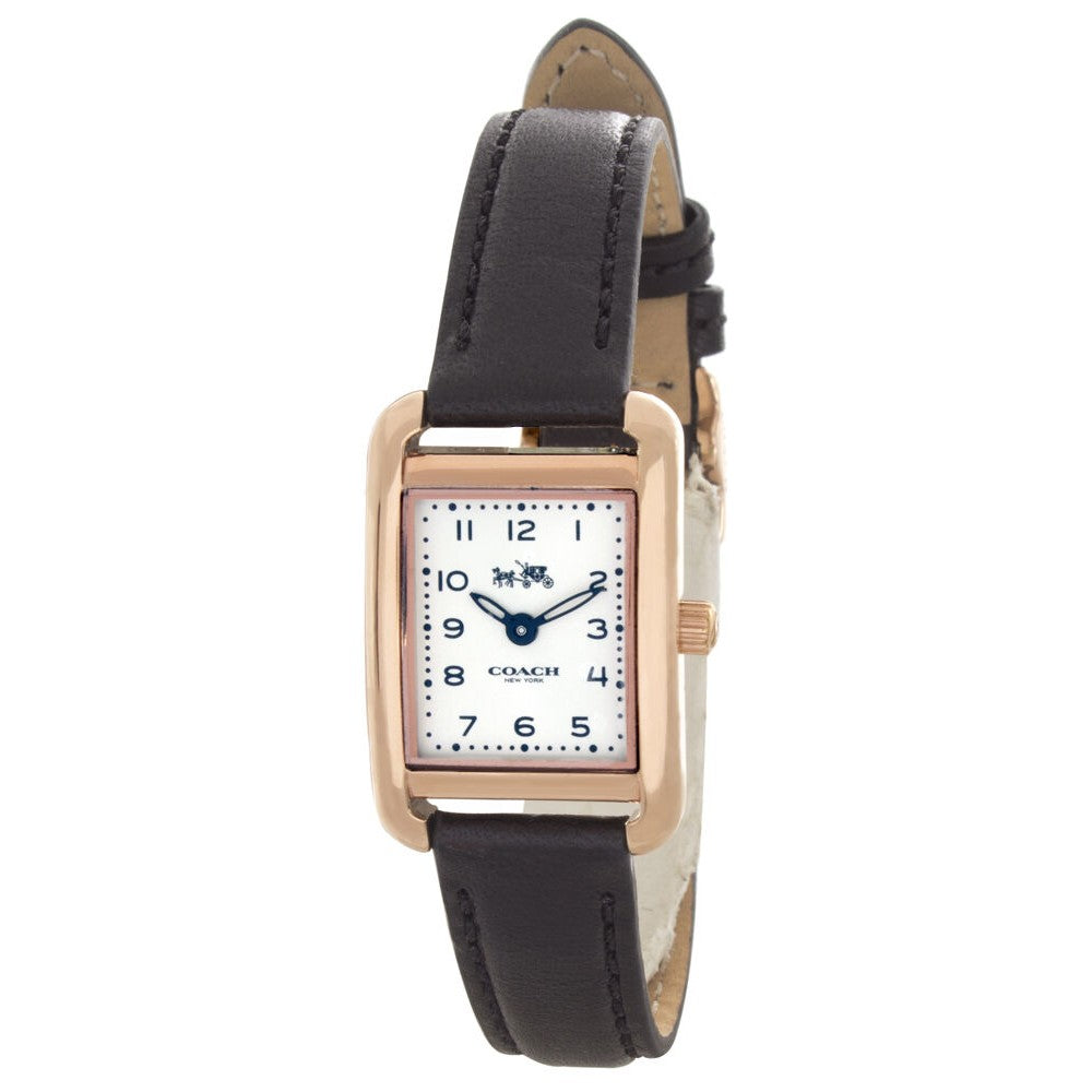 COACH 14502451 Thompson Black Leather Women's Watch