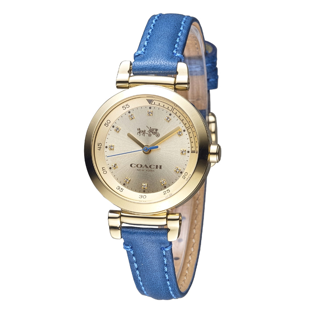 COACH 14502538 Analogue Casual Blue Band Women's Watch