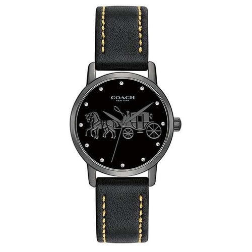 COACH 14502979 Grand Black Dial Women's Watch