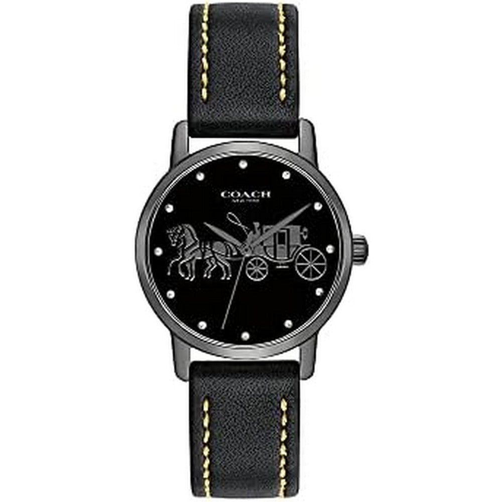 COACH 14502979 Grand Black Dial Women's Watch