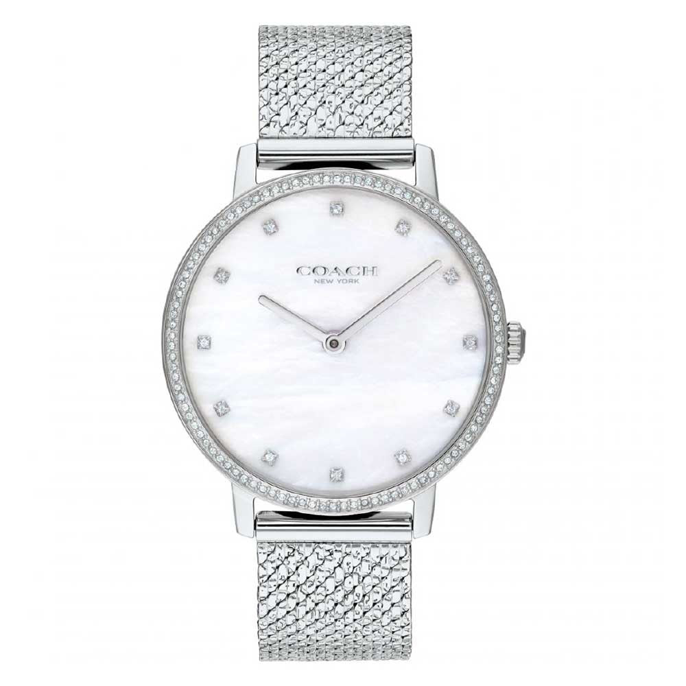 COACH 14503358 Audrey Silver Women's Mesh Watch