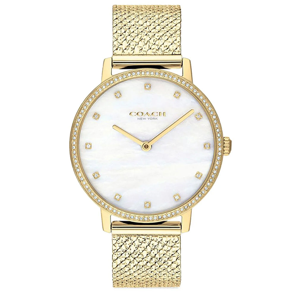 COACH 14503359 Audry Gold Women's Mesh watch