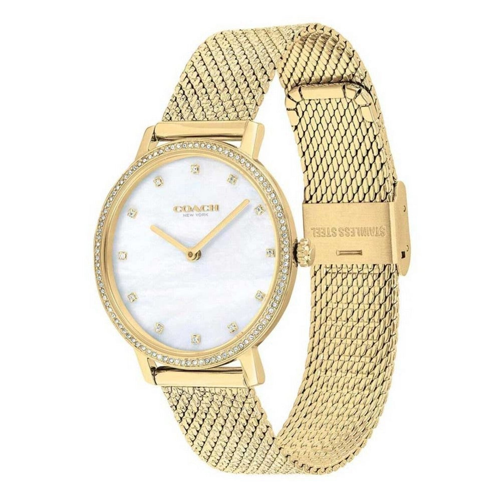 COACH 14503359 Audry Gold Women's Mesh watch