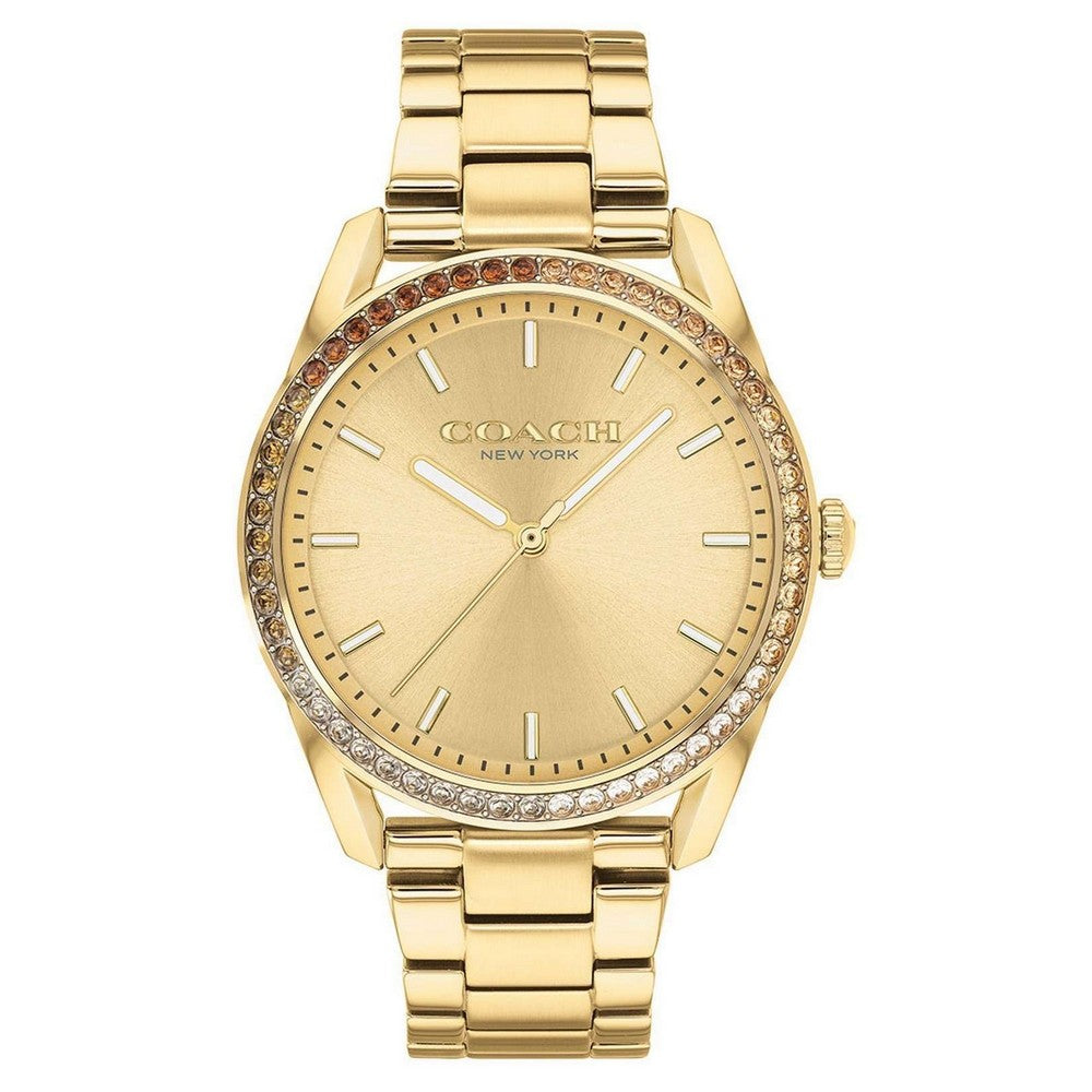 COACH 14503476 Preston Gold Dial Women's Watch