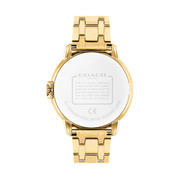 COACH 14503599 Arden Quartz White Dial Gold women's Watch Coach