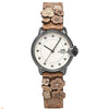 COACH 14503720 Quartz Stainless Steel Brown Flower Leather Women's Watch Coach