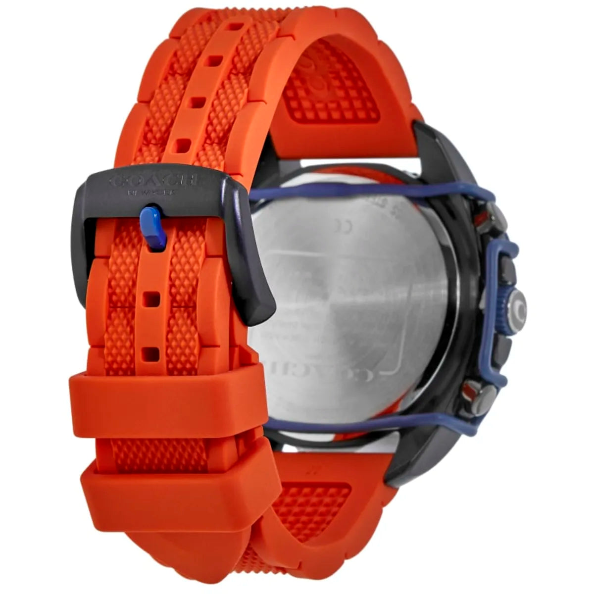 COACH 14602507 Digital Black Dial Silicone Strap Women's Watch Coach